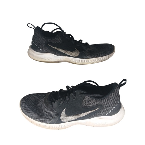 Nike Other - Nike Flex Experience Run 10 Mens Black White Running Shoes CI9964-002 Size 10